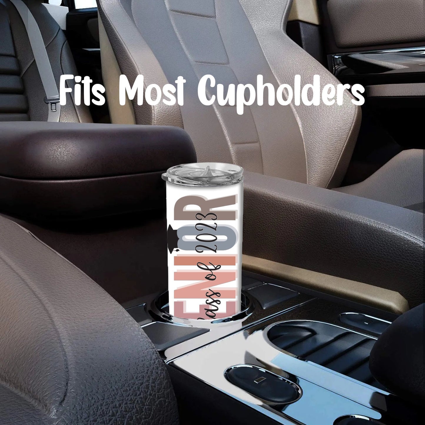 Personalized Senior Graduation Cap Tumbler - Sublimated