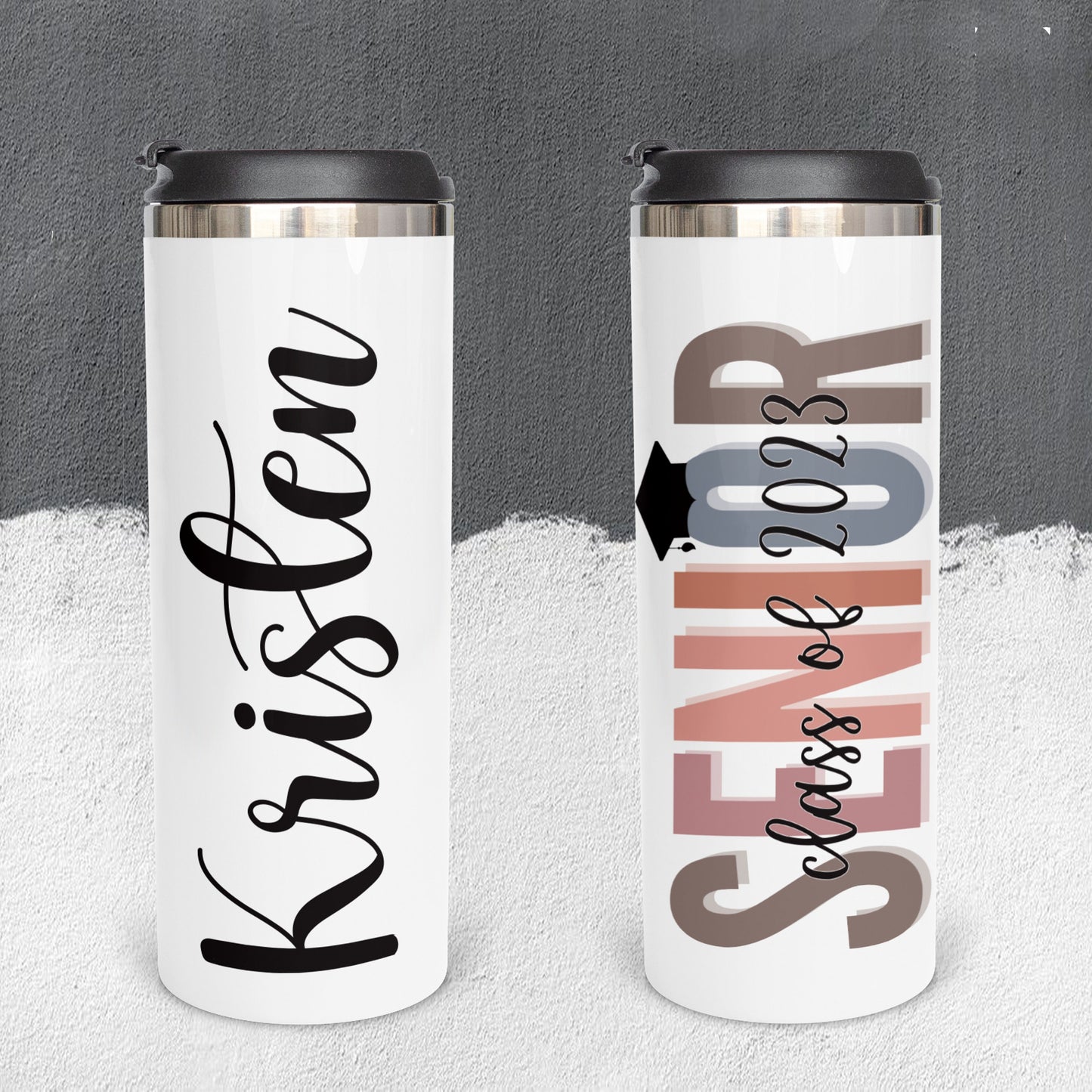 Personalized Senior Graduation Cap Tumbler - Sublimated