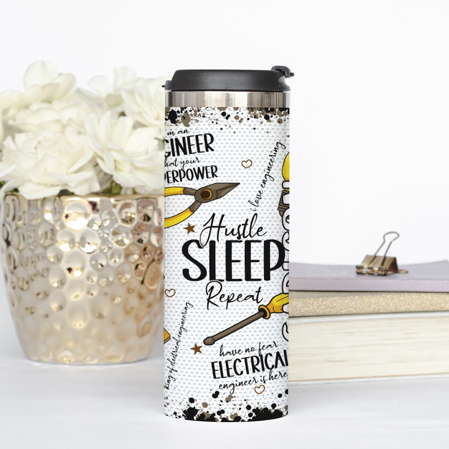 Personalized Electrical Engineer Characteristics Tumbler - Sublimated