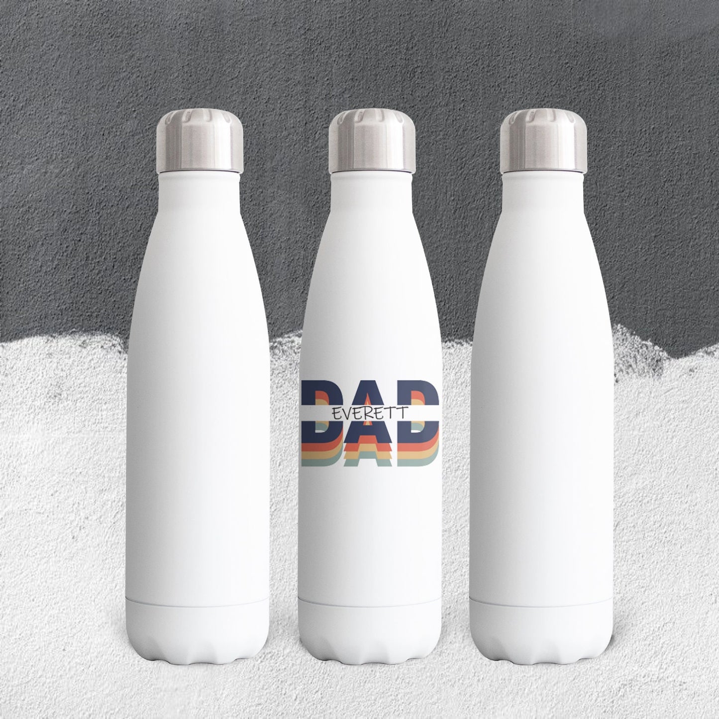 Personalized Dad Split Monogram Tumbler - Sublimated