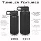 Personalized EMS Water Bottle 20oz or 32oz Custom EMT & Paramedic Tumbler, Laser Engraved Stainless Steel Travel Mug, First Responder Cup (Copy) (Copy)