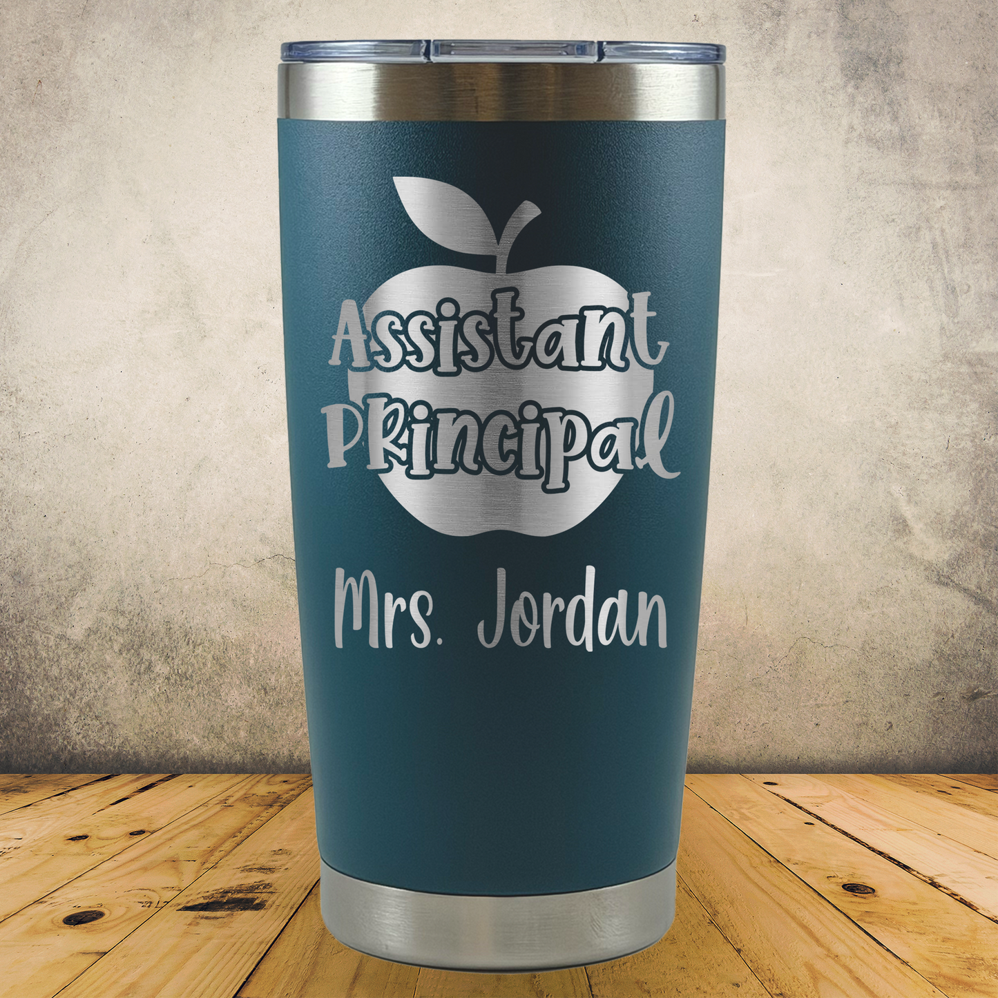 Personalized Laser Engraved Tumbler 20oz for Assistant Principal, Vice Principal, School Administrator, Back to School, End of School Year or Retirement Gift