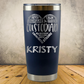 Personalized Laser Engraved Tumbler 20oz for Janitor Appreciation, School Custodian, End of the School Year Thank You Gift