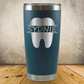 Personalized Dentist Travel Tumbler, Custom Laser Engraved 20oz Stainless Steel Cup