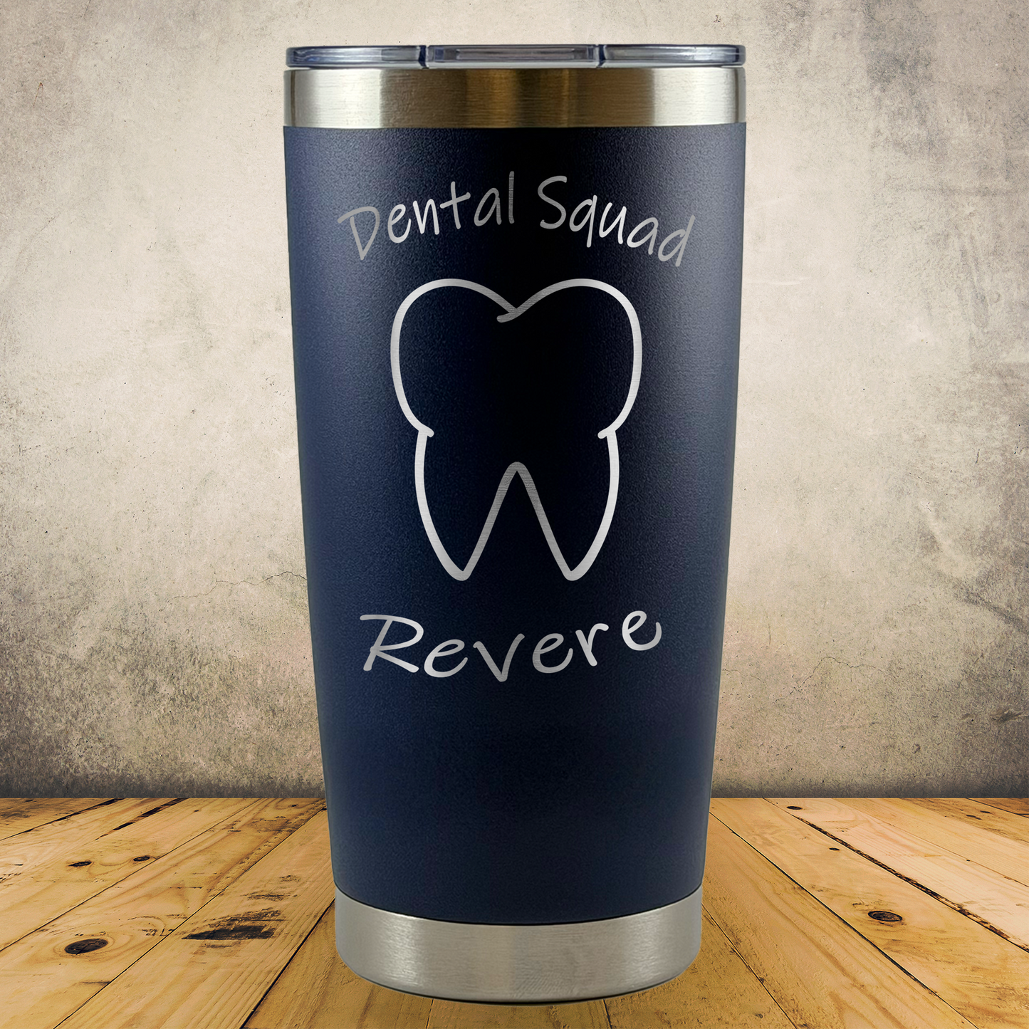 Personalized Dentist Travel Tumbler, Custom Laser Engraved 20oz Stainless Steel Cup (Copy)