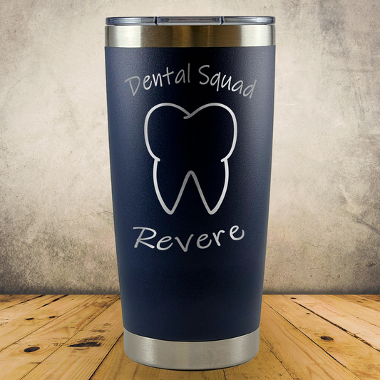 Personalized Dentist Travel Tumbler, Custom Laser Engraved 20oz Stainless Steel Cup (Copy)