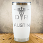 Personalized Doctor Tumbler 20oz Custom Stainless Steel Laser Engraved Tumbler, Medical Gift for Physician, MD, Nurse Practitioner, Surgeon, Doctor Appreciation Gift