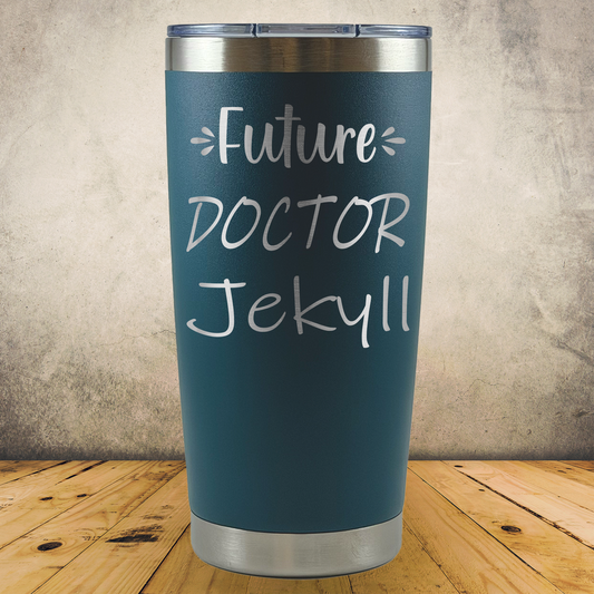 Personalized Doctor Tumbler 20oz Custom Stainless Steel Laser Engraved Tumbler, Medical Gift for Physician, MD, Nurse Practitioner, Surgeon, Doctor Appreciation Gift