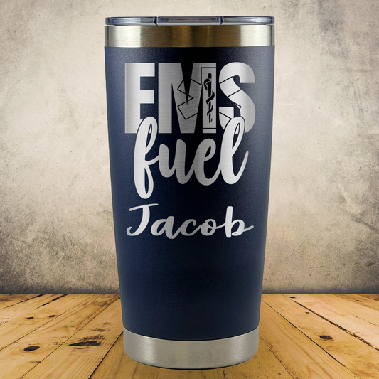 Personalized EMS 20oz Tumbler, Custom EMT & Paramedic Gift, Laser Engraved Stainless Steel Travel Mug, First Responder Cup (Copy) (Copy) (Copy)