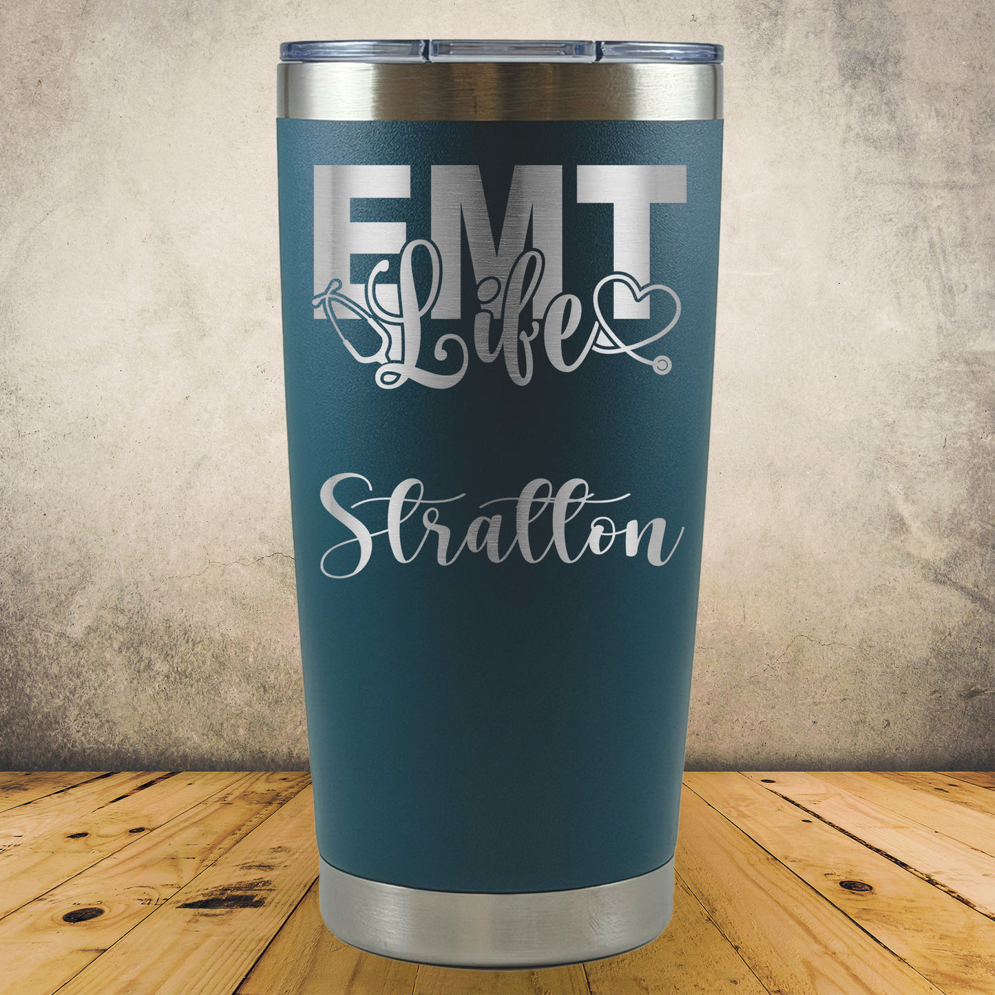 Personalized EMT 20oz Tumbler, Custom Paramedic & EMS Gift, Laser Engraved Stainless Steel Travel Mug, First Responder Cup (Copy)