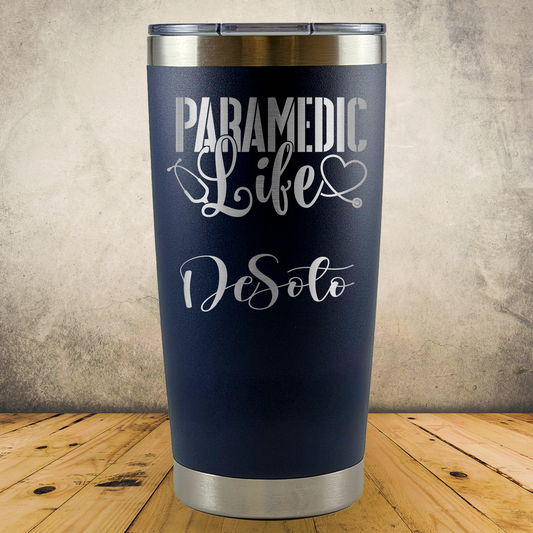 Personalized Paramedic 20oz Tumbler, Custom EMT & EMS Gift, Laser Engraved Stainless Steel Travel Mug, First Responder Cup (Copy)