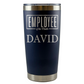 Personalized Employee of the Month Tumbler 20oz Custom Laser Engraved Cup