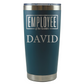Personalized Employee of the Month Tumbler 20oz Custom Laser Engraved Cup