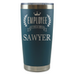 Personalized Employee of the Month Tumbler 20oz Custom Laser Engraved Cup