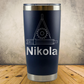 Personalized Engineer Tumbler 20oz Stainless Steel Laser Engraved Cup, Custom Insulated Travel Mug for Engineers, Engineering Gift