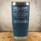 Personalized Engineer Tumbler 20oz Stainless Steel Laser Engraved Cup, Custom Insulated Travel Mug for Engineers, Engineering Gift