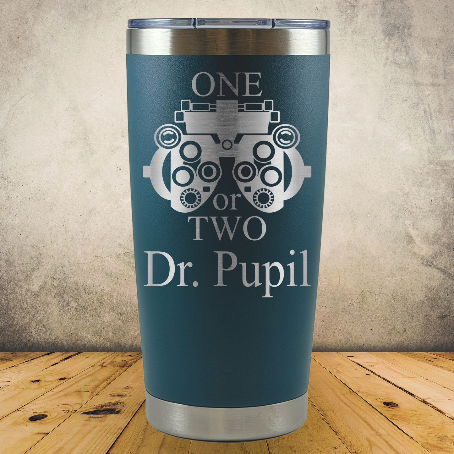 Personalized Optometrist Tumbler 20oz Custom Stainless Steel Laser Engraved Tumbler, Ophthalmologist Present, Eye Doctor Gift, Optometry Professionals, Vision Care Professional Gift