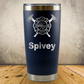Personalized Laser Engraved Tumbler 20oz for Firefighter Maltese Cross with Axe