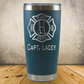 Personalized Laser Engraved Tumbler 20oz for Firefighter Captain