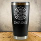 Personalized Laser Engraved Tumbler 20oz for Firefighter Chief