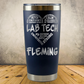 Personalized Lab Tech Tumbler, Custom 20oz Laboratory Technician Laser Engraved Stainless Steel Cup