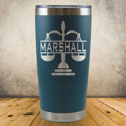 Personalized Lawyer Tumbler 20oz Custom Laser Engraved Cup