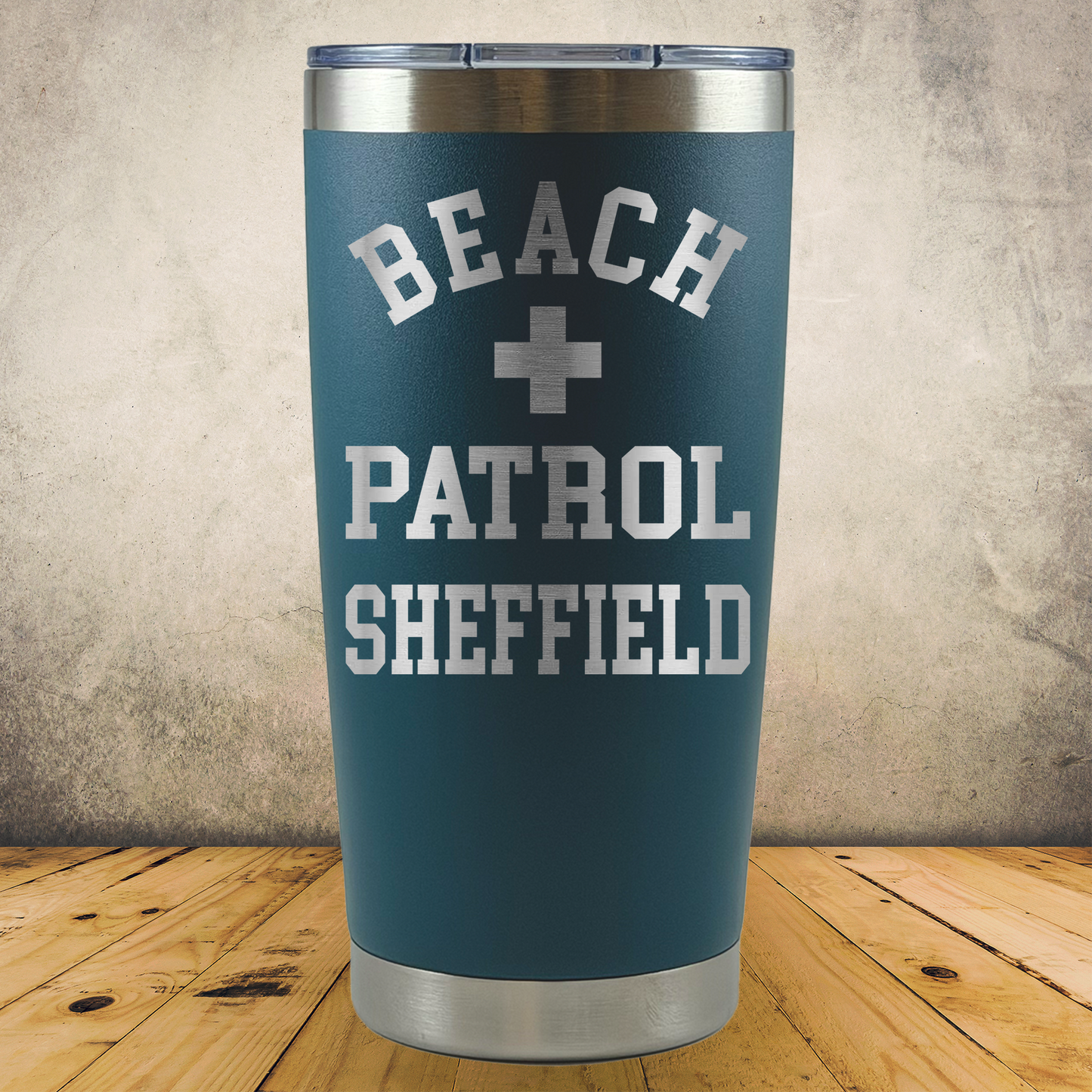 Personalized Lifeguard Tumbler 20oz Stainless Steel Cup, Custom Laser Engraved Lifeguard Gift, Beach Rescue Crew