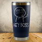 Personalized Funny Middle Finger Tumbler 20oz Stainless Steel Cup, F-Off Sarcastic Gift