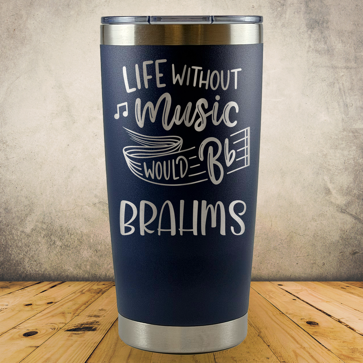 Personalized Music Teacher Tumbler 20oz Custom Laser Engraved Cup