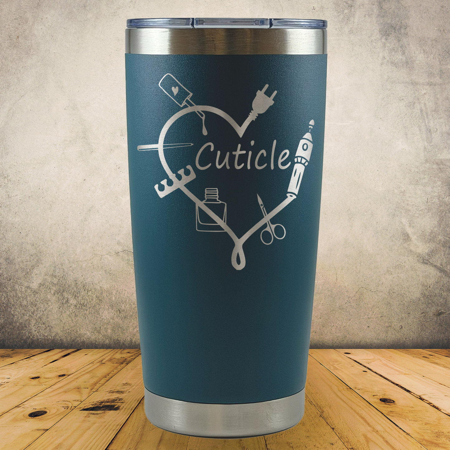 Personalized Manicurist Tumbler 20oz Custom Laser Engraved Cup