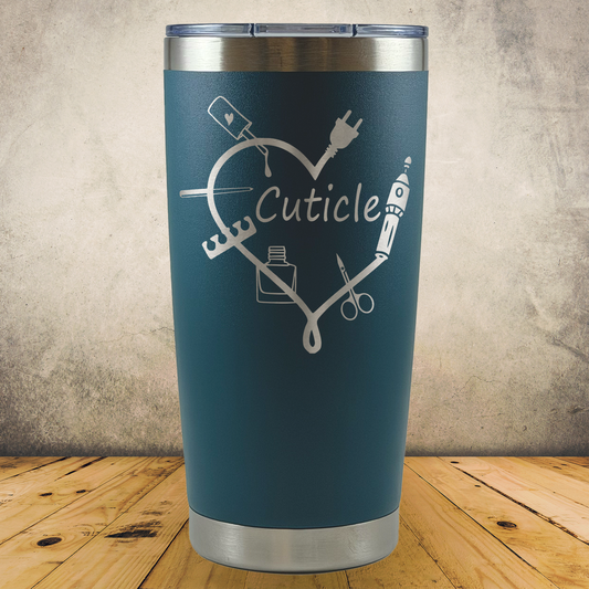 Personalized Manicurist Tumbler 20oz Custom Laser Engraved Cup