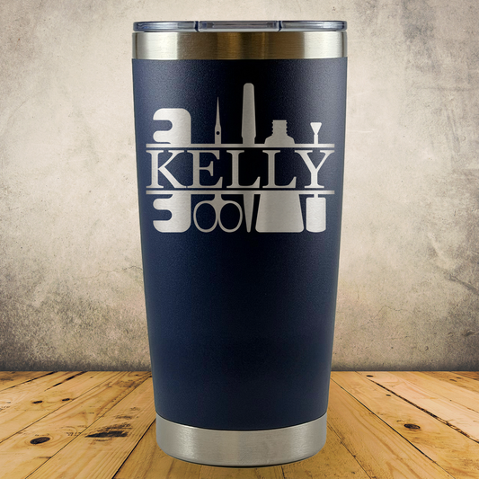 Personalized Manicurist Tumbler 20oz Custom Laser Engraved Cup