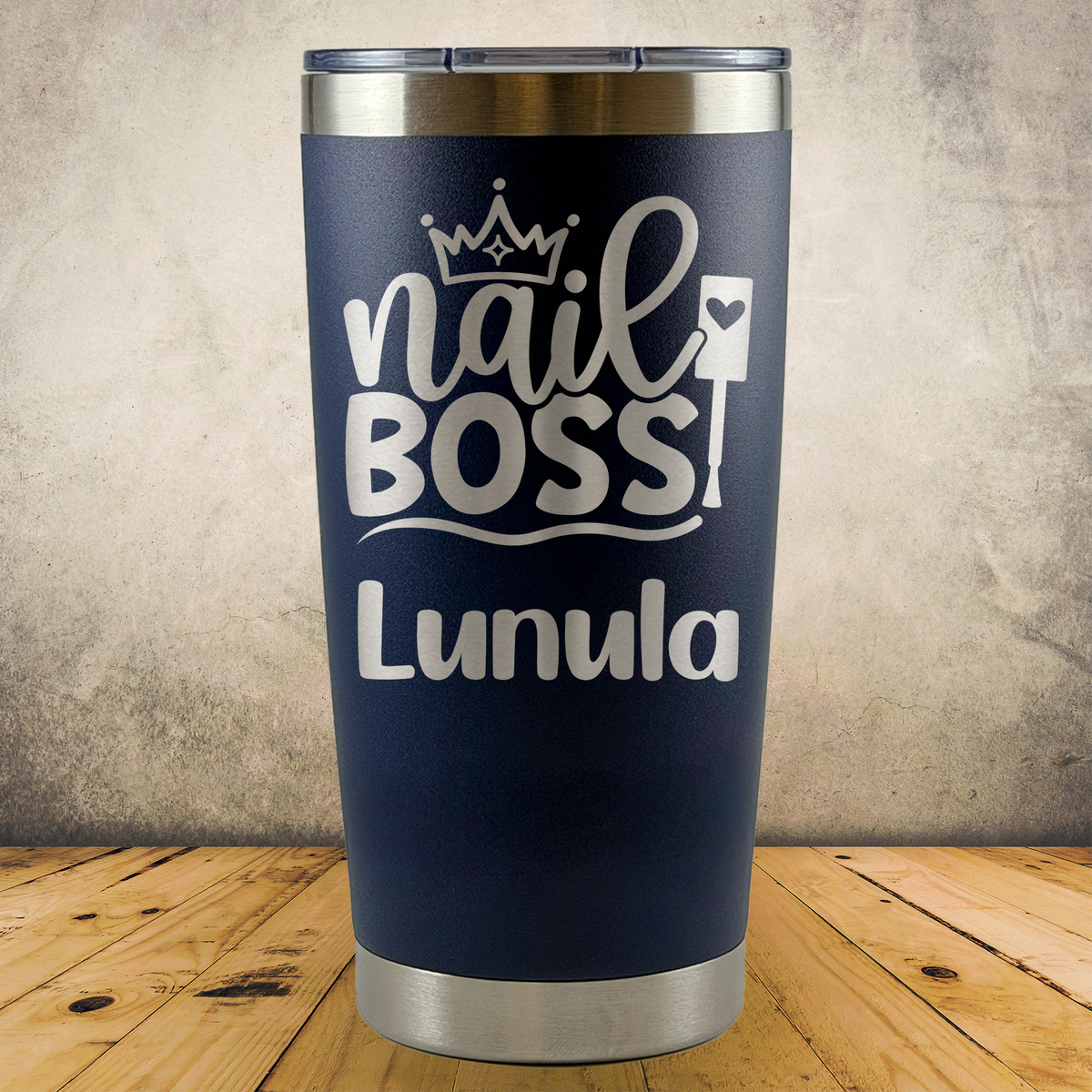 Personalized Manicurist Tumbler 20oz Custom Laser Engraved Cup