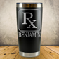 Personalized Pharmacist Tumbler 20oz Stainless Steel Cup, Custom Laser Engraved Pharmacy Gift, Pharmacist Appreciation Gift, Custom Insulated Travel Mug for RPh, Pharmacy Technician