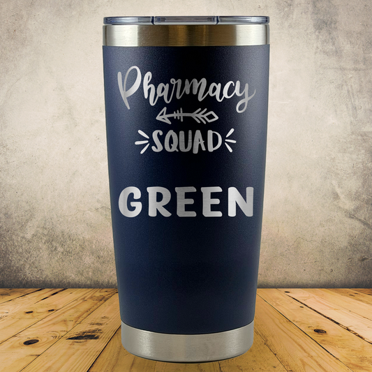 Personalized Pharmacist Tumbler 20oz Stainless Steel Cup, Custom Laser Engraved Pharmacy Gift, Pharmacist Appreciation Gift, Custom Insulated Travel Mug for RPh, Pharmacy Technician