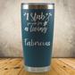 Personalized Phlebotomist Tumbler 20oz Custom Laser Engraved Cup