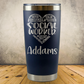 Personalized Social Worker Tumbler 20oz Custom Laser Engraved Cup