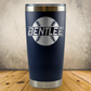 Personalized Baseball and Softball Tumbler, Custom Laser Engraved 20oz Stainless Steel Cup