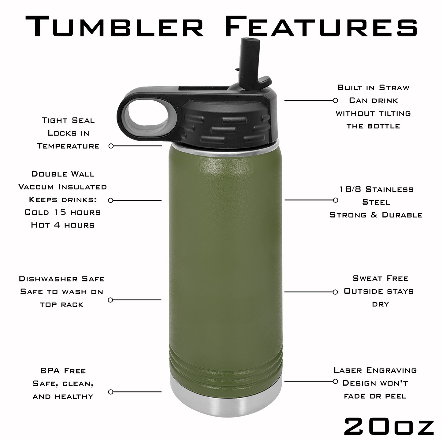 Personalized Firefighter Battalion Chief Water Bottle - Laser Engraved