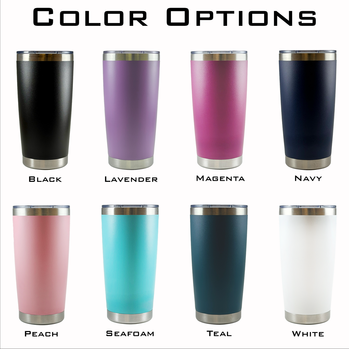Personalized Chef Tumbler 20oz Custom Laser Engraved Cup