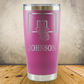 Personalized Laser Engraved Tumbler 20oz Basketball Backboard Gift for Players, Coaches & Fans