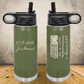 Personalized Laser Engraved Water Bottle 20/32oz 1776–2026 USA 250th Anniversary