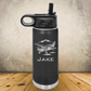 Personalized Laser Engraved Water Bottle 20/32oz for Cessna Airplane and Aviation Gift for Pilots