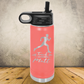 Personalized Laser Engraved Water Bottle 20/32oz Track, Cross Country and Marathon Runner
