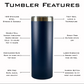 Personalized Respiratory Therapist Tumbler 20oz Skinny Custom Laser Engraved Cup