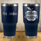 Personalized Laser Engraved Tumbler 30oz for Assistant Principal, Vice Principal, School Administrator, Back to School, End of School Year or Retirement Gift