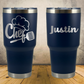 Personalized Chef Tumbler 30oz Custom Laser Engraved Cup