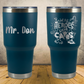 Personalized Laser Engraved Tumbler 30oz for Janitor Appreciation, School Custodian, End of the School Year Thank You Gift