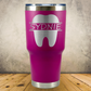 Personalized Dentist Tumbler, Custom Laser Engraved 30oz Stainless Steel Cup