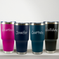 Personalized Dentist Tumbler, Custom Laser Engraved 30oz Stainless Steel Cup